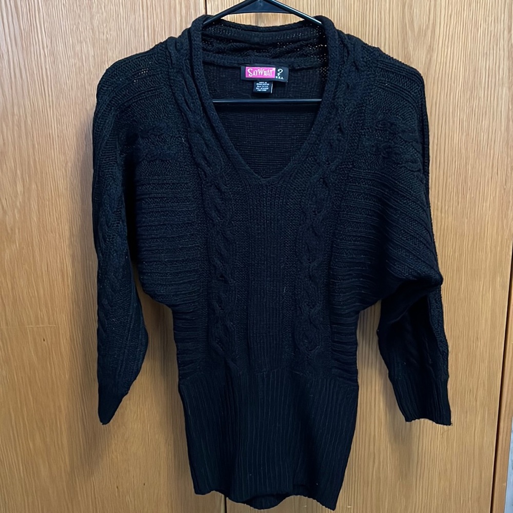 Black long Sweater